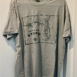 Men’s XL Dirty Coast (Comfort Colors) heavyweight green Short-Sleeve Tee